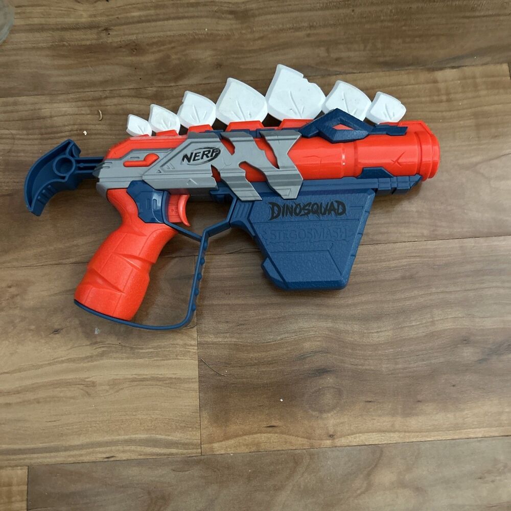 Nerf Dinosquad Stego-Smash Stegosmash Dino Dart Blaster Gun